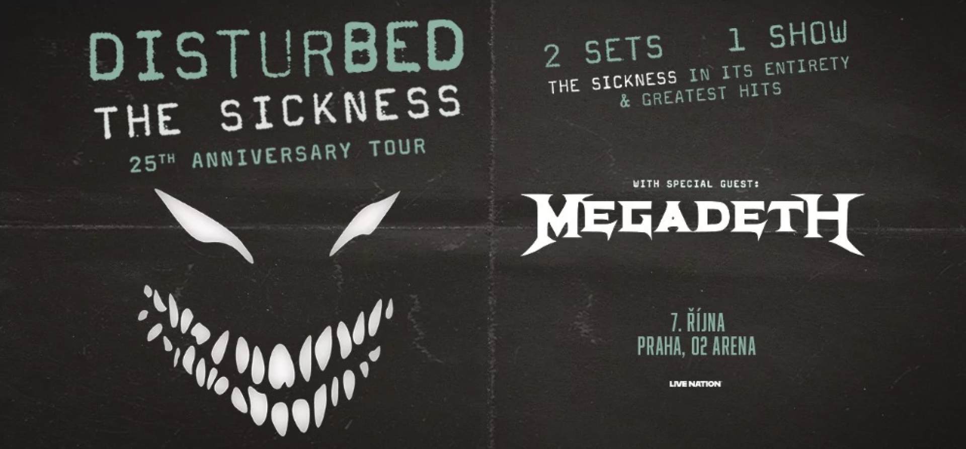Disturbed, The Sickness 25th Anniversary Tour