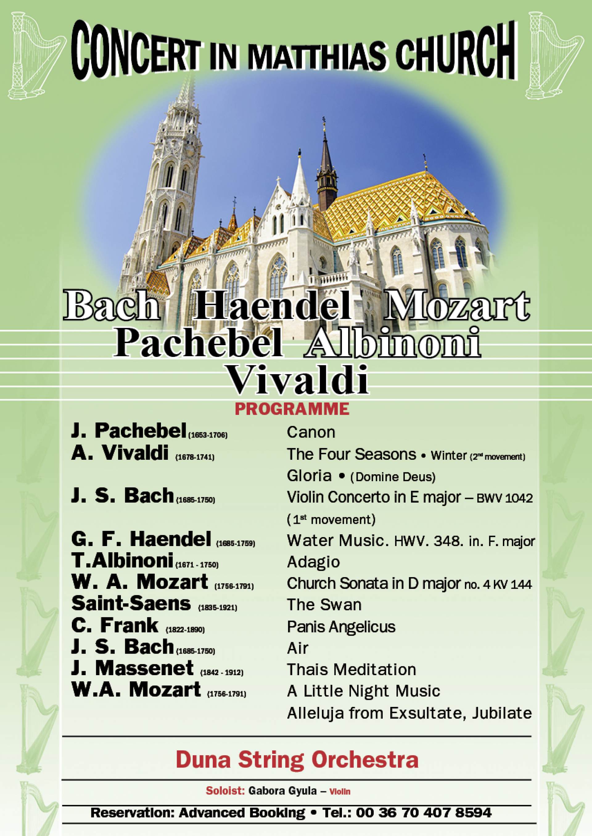 Bach Haendel Mozart Pachebel Albinoni Vivaldi
