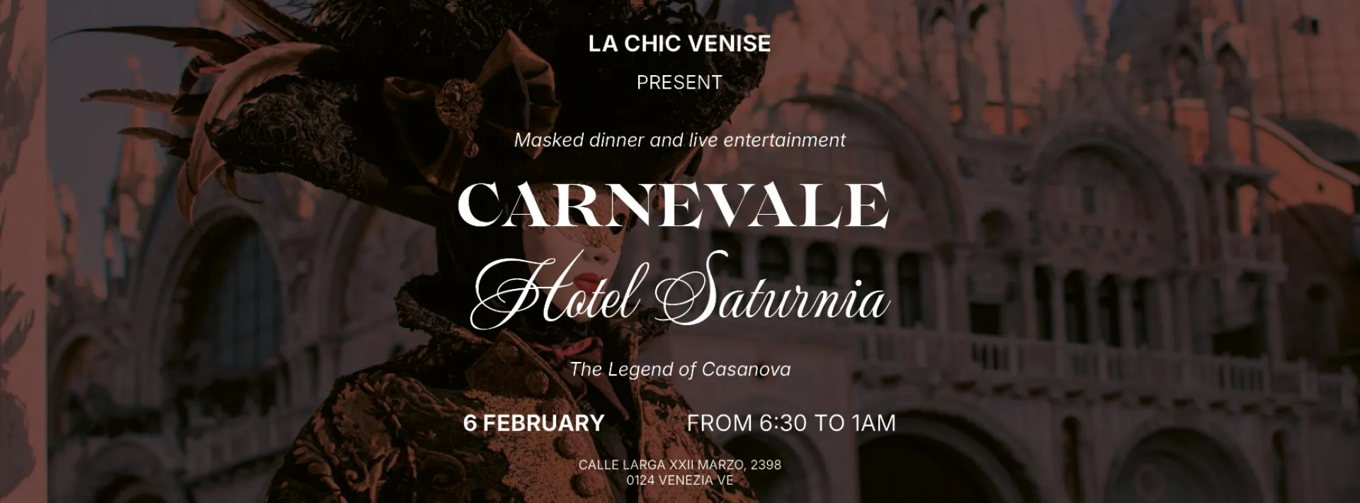 Casanova Carnevale di Venezia 2027