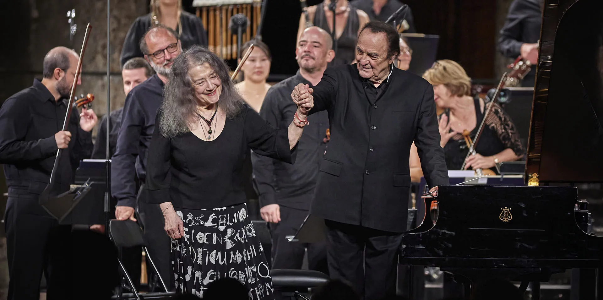 Charles Dutoit と Martha Argerich