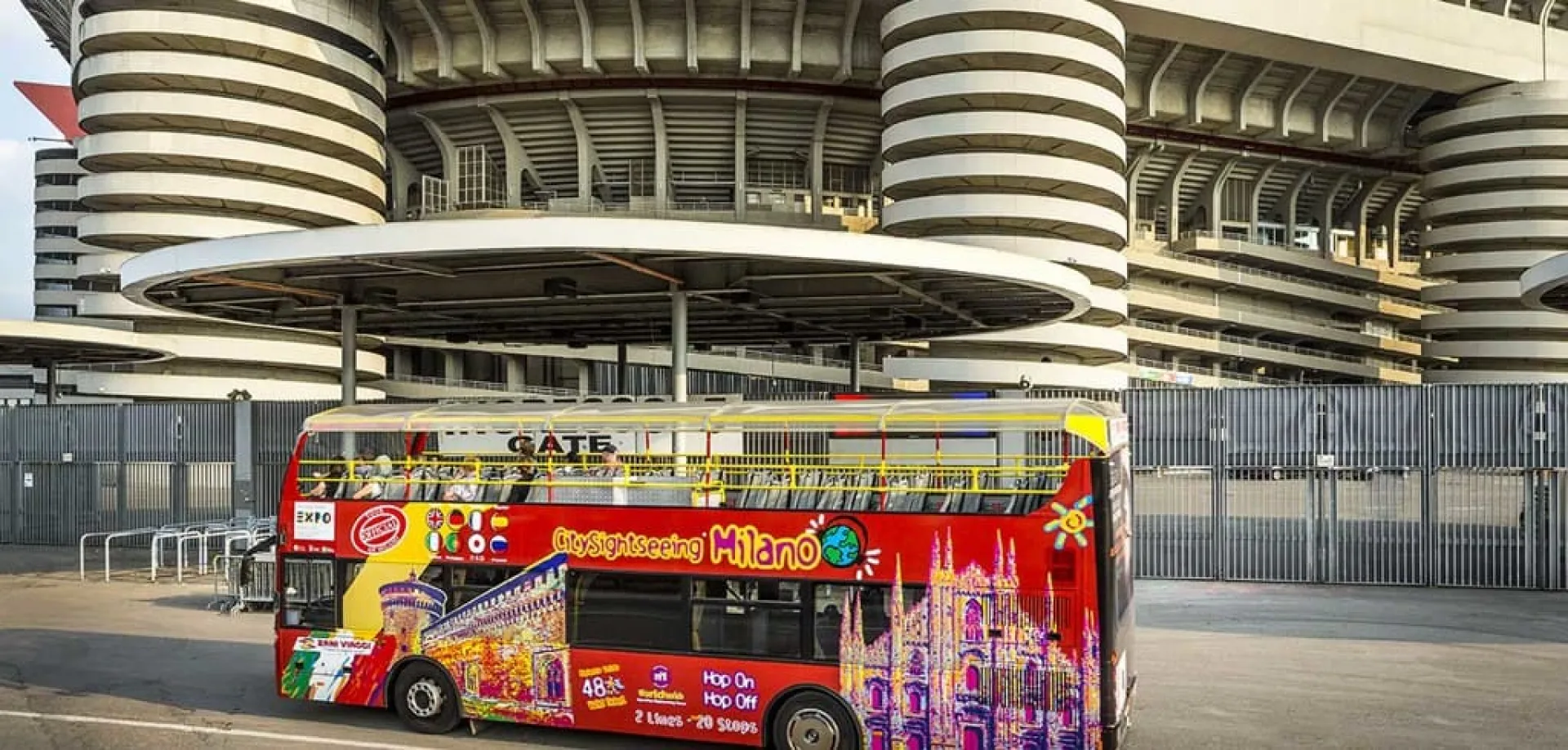 Estadio San Siro y Open Bus 48h en Milán