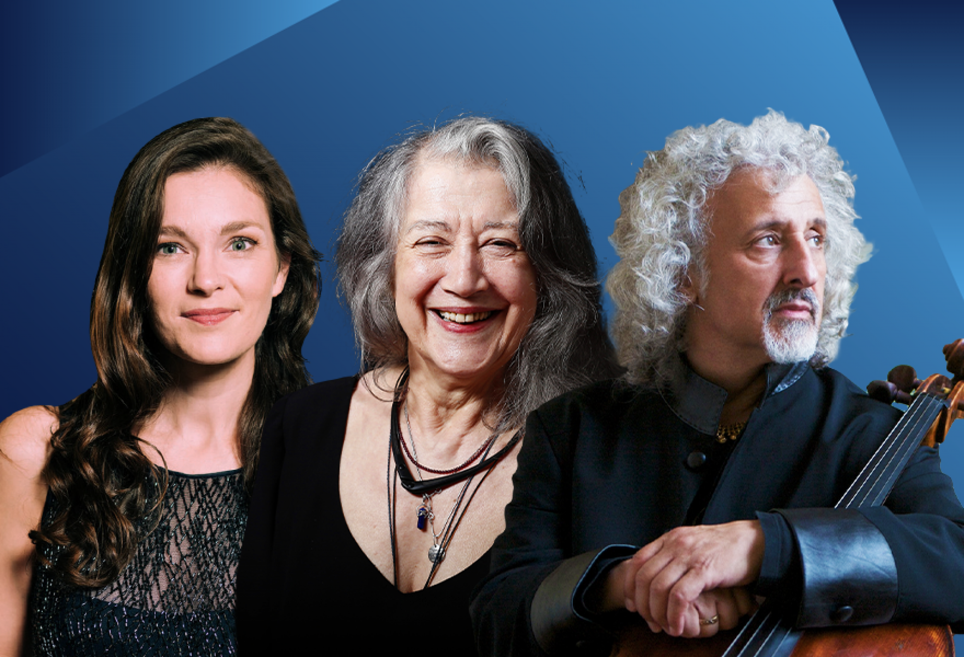 Janine Jansen, Mischa Maisky e Martha Argerich