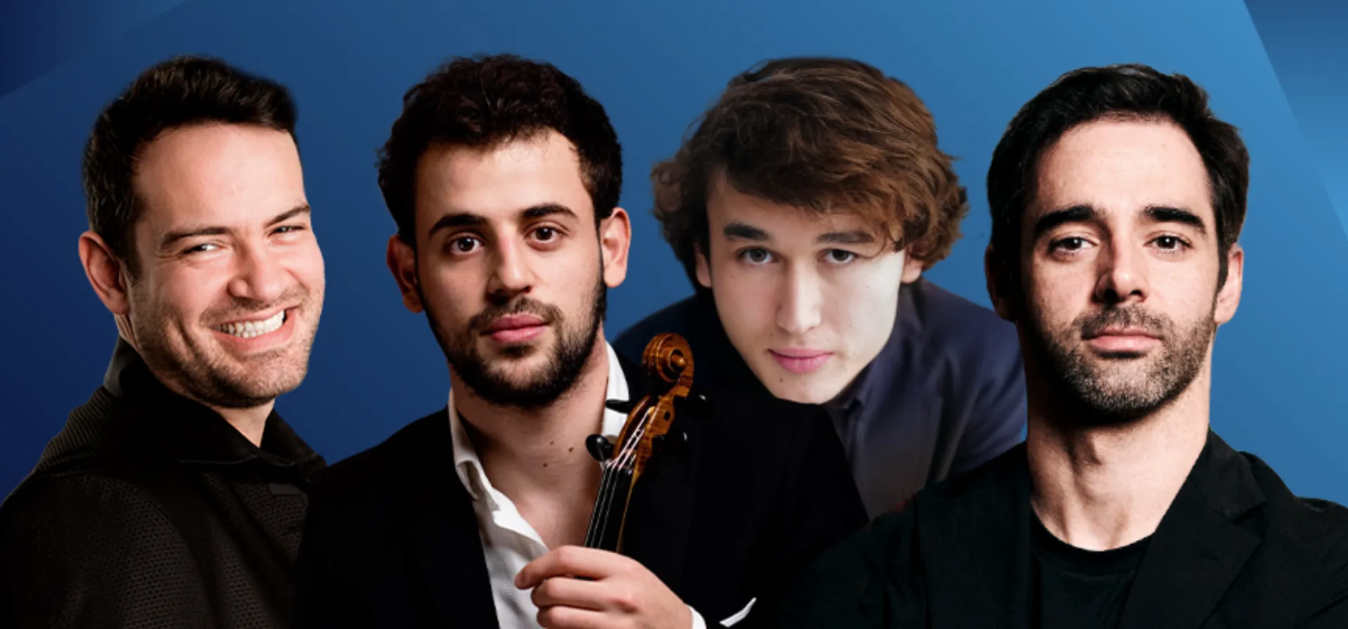 Marc Bouchkov, Daniel Lozakovich und Yamen Saadi