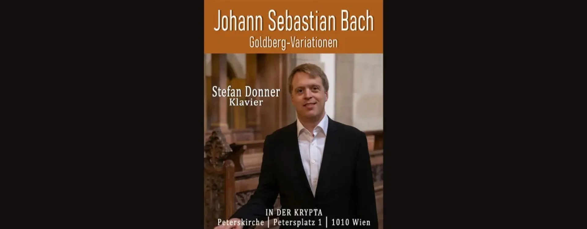 Johann Sebastian Bach, Goldberg-Variationen mit Stefan Donner