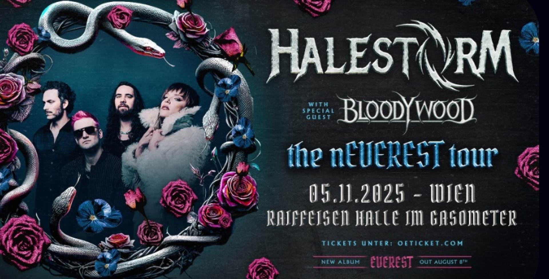 Halestorm、The Neverestツアー