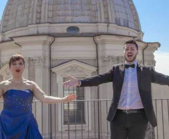 Opéra en plein air et apéritif à la Terrazza Borromini