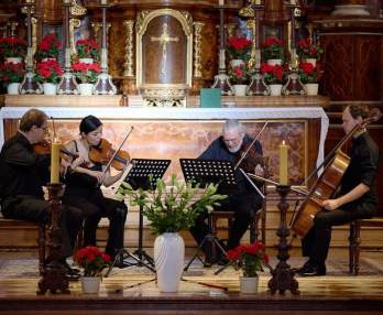 Un petit concert de musique nocturne à l´église des Capucins