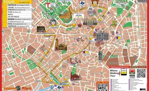 Tour nocturno de Milán en autobús abierto