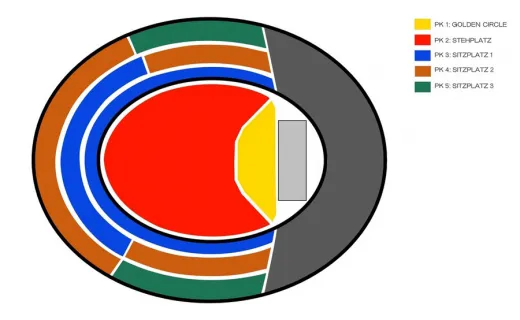 Plano de asientos del estadio Ernst-Happel de Viena