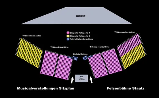 Felsenbühne Staatz Sitzplan