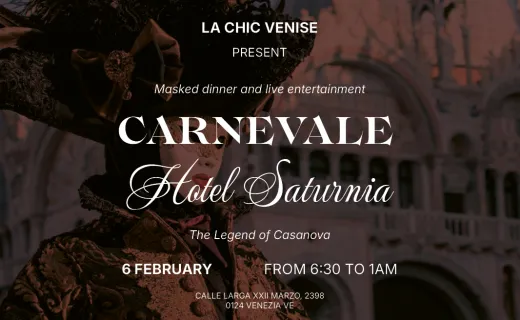 Casanova Carnaval Veneția 2027