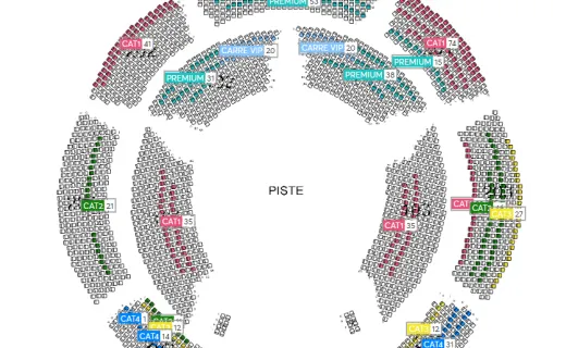 Under the Big Top Paris Seatplan