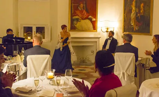 Opera Dinner: dining during an opera interlude