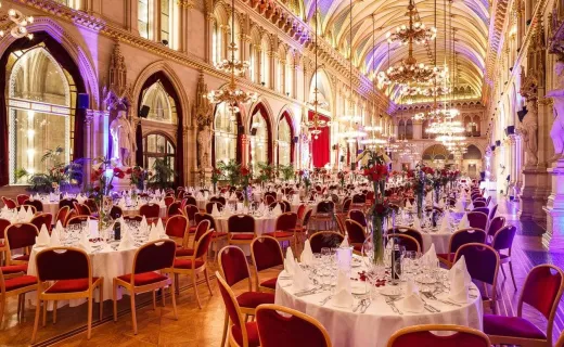 Gala du Nouvel An à l´Hôtel de Ville de Vienne