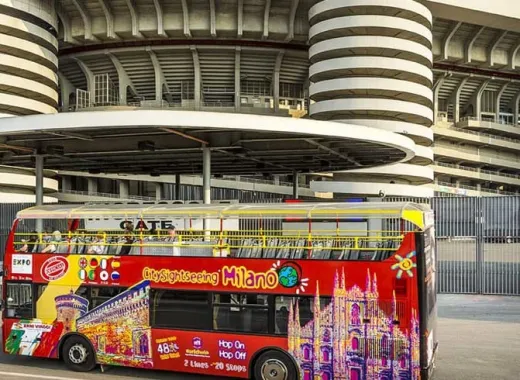 Estadio San Siro y Open Bus 48h en Milán