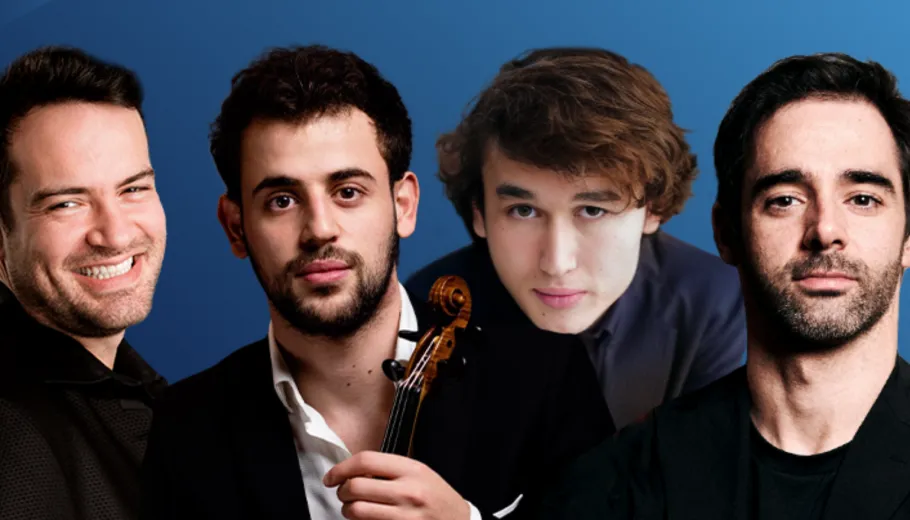 Marc Bouchkov, Daniel Lozakovich und Yamen Saadi